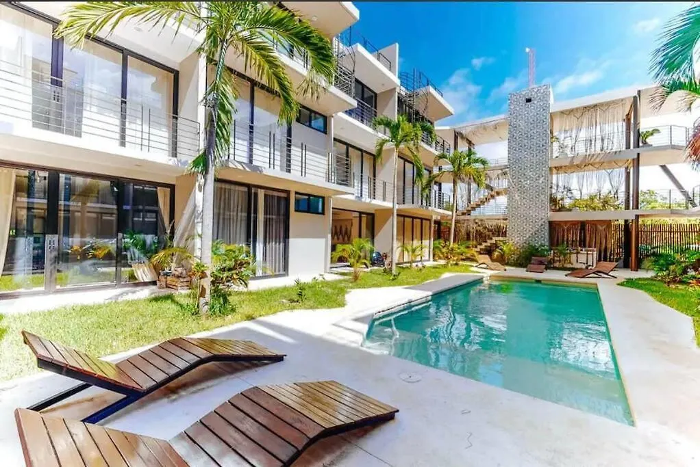 306 Amena 1Br Penthouse W/ Gym & Private Pool/Rooftop Apartment Tulum 0*,  Mexico
