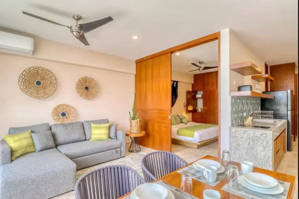 306 Amena 1Br Penthouse W/ Gym & Private Pool/Rooftop Apartment Tulum