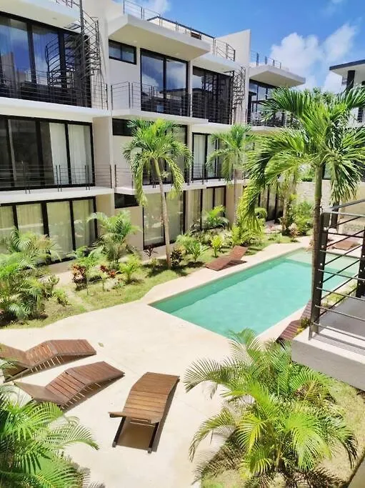 306 Amena 1Br Penthouse W/ Gym & Private Pool/Rooftop Apartment Tulum 0*,  Mexico