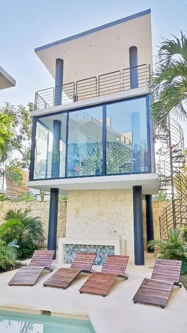 306 Amena 1Br Penthouse W/ Gym & Private Pool/Rooftop Apartment Tulum Mexico